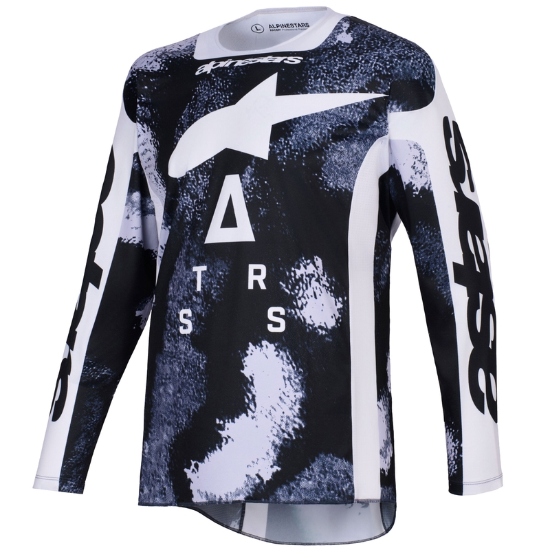 Alpinestars Racer Lahnd Grade harmaa-vaaleanpunainen motocross-paita