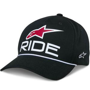 Alpinestars Ride Comp Snapback lippis musta, valkoinen ja punainen