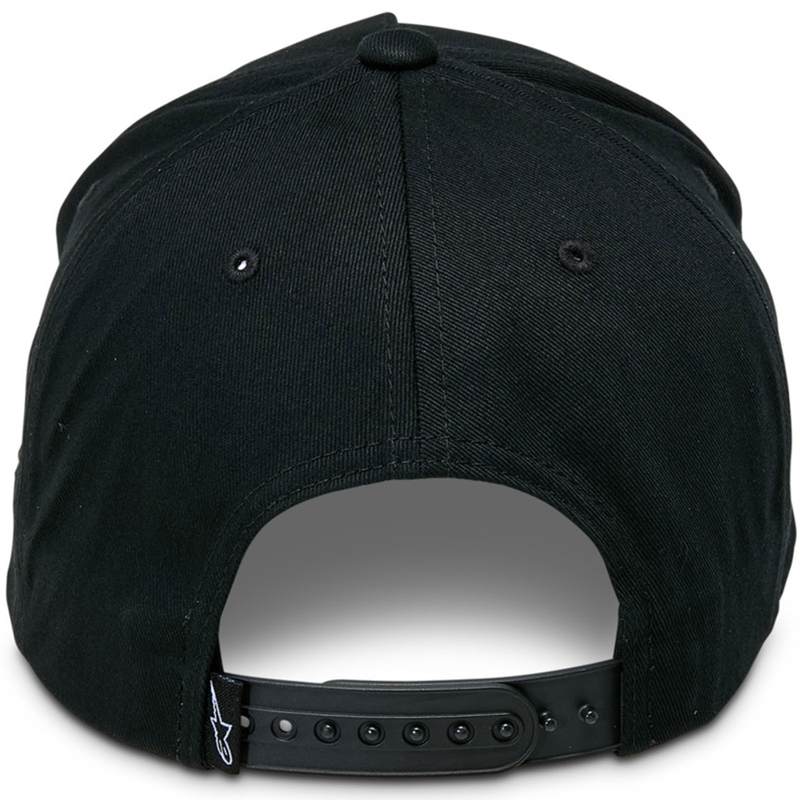 Alpinestars Ride Comp Snapback lippis musta, valkoinen ja punainen