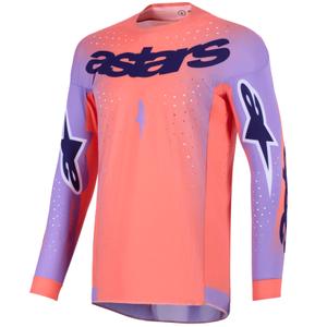 Alpinestars Supertech Scenz motocross paita oranssi-koralli-violetti