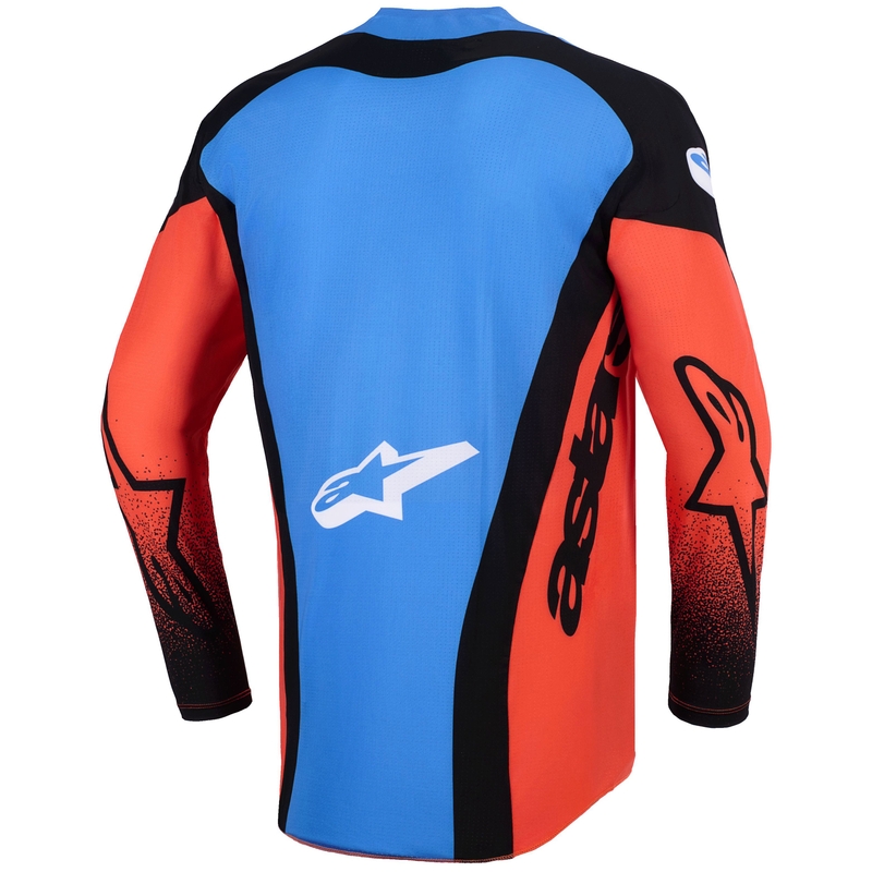 Alpinestars Techstar Knif motocross paita oranssi-musta-sininen