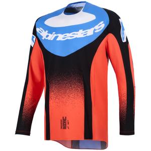Alpinestars Techstar Knif motocross paita oranssi-musta-sininen