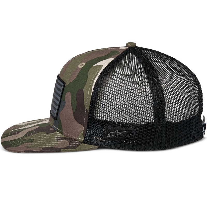 Alpinestars Flag Hat vihreä camo-musta