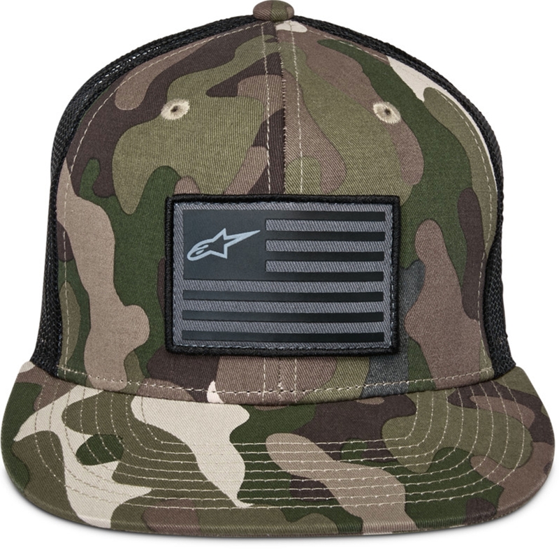Alpinestars Flag Hat vihreä camo-musta
