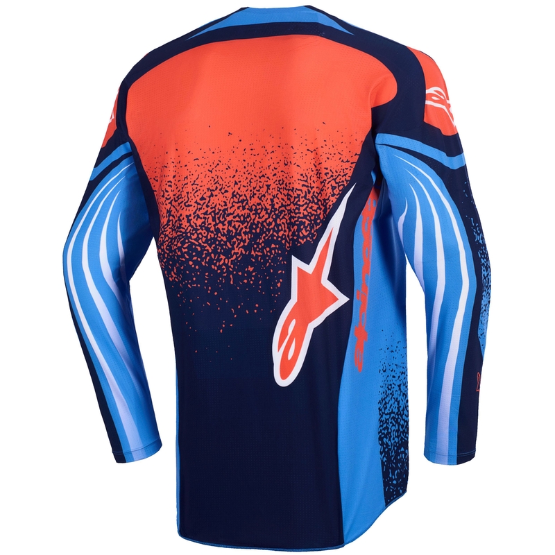 Alpinestars Techstar Nomur motocross paita tummansininen-oranssi-sininen