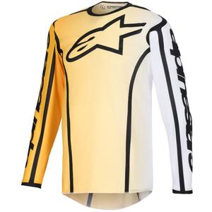 Alpinestars Fluid Apex Motocross Jersey keltainen ja musta