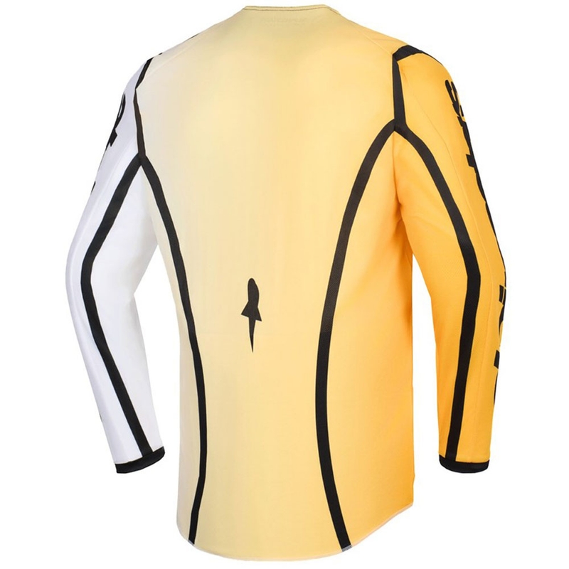 Alpinestars Fluid Apex Motocross Jersey keltainen ja musta