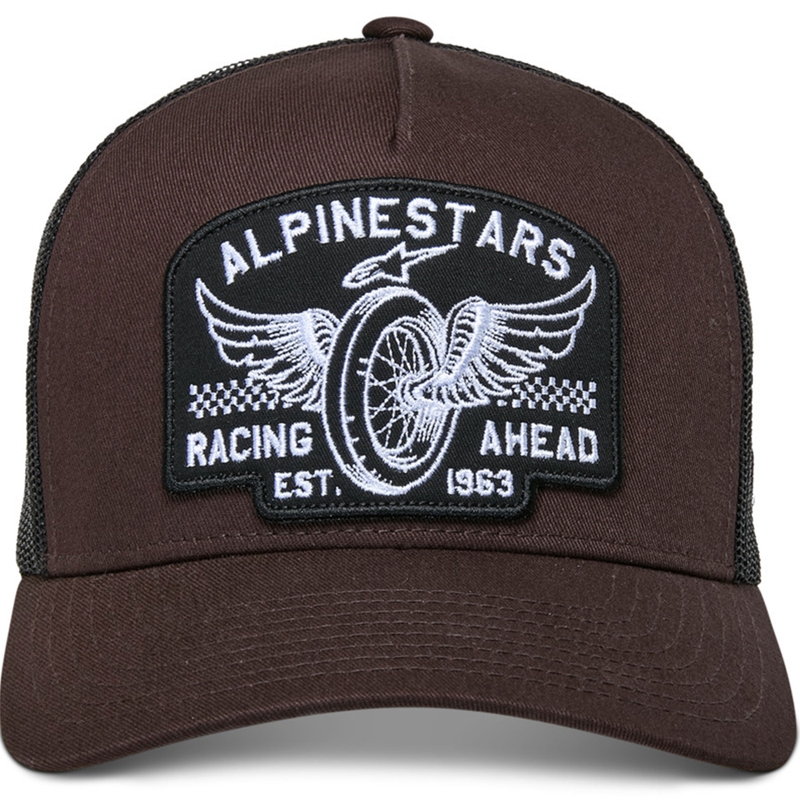 Alpinestars Heritage Patch -lippis ruskea-musta