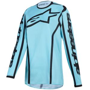 Alpinestars Stella Fluid Apex naisten motocross trikoot turkoosi ja musta