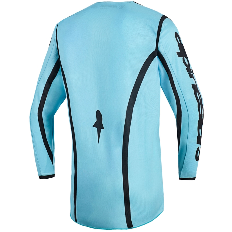 Alpinestars Stella Fluid Apex naisten motocross trikoot turkoosi ja musta