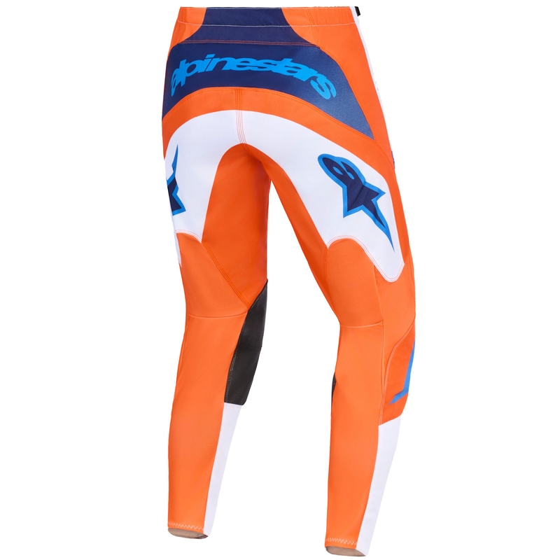 Alpinestars Fluid Grid Motocross-housut oranssi-sininen-valkoinen