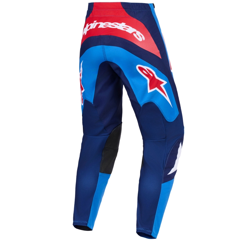 Alpinestars Fluid Grid Motocross housut Sininen Punainen Valkoinen
