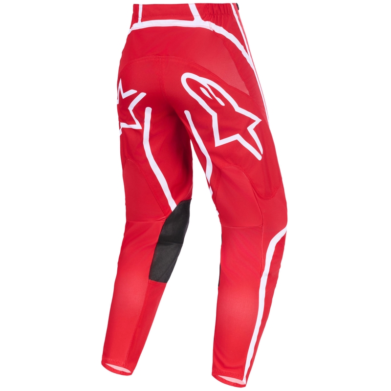 Alpinestars Fluid Apex Motocross-housut punavalkoiset