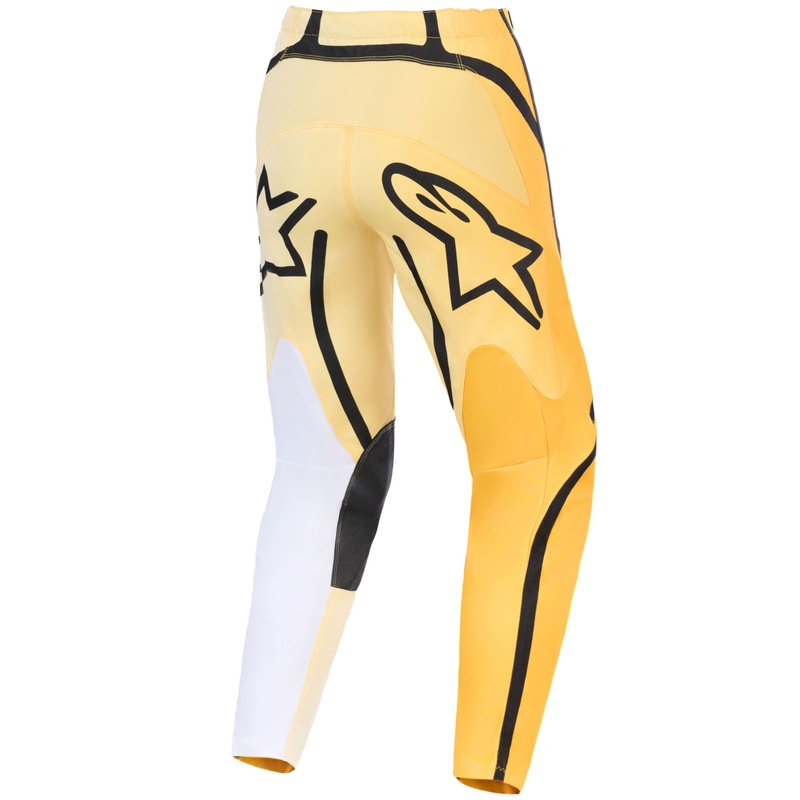 Alpinestars Fluid Apex Motocross-housut keltainen ja musta