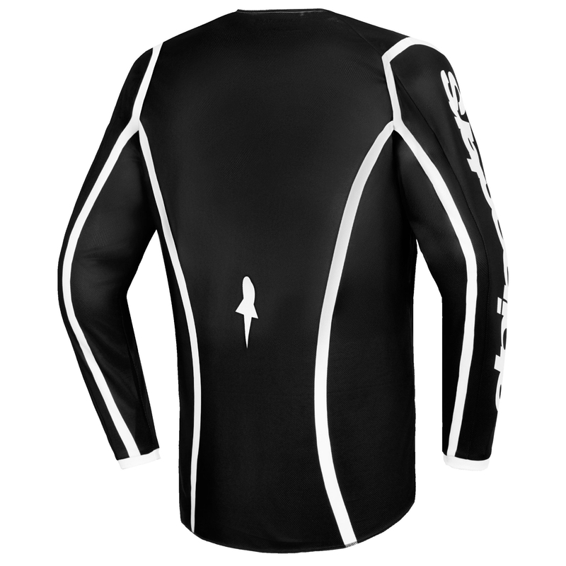 Alpinestars Fluid Apex lasten motocross paita musta ja harmaa