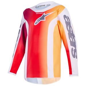 Alpinestars Fluid Portl Punainen-oranssi-vaaleanharmaa lasten motocross-paita