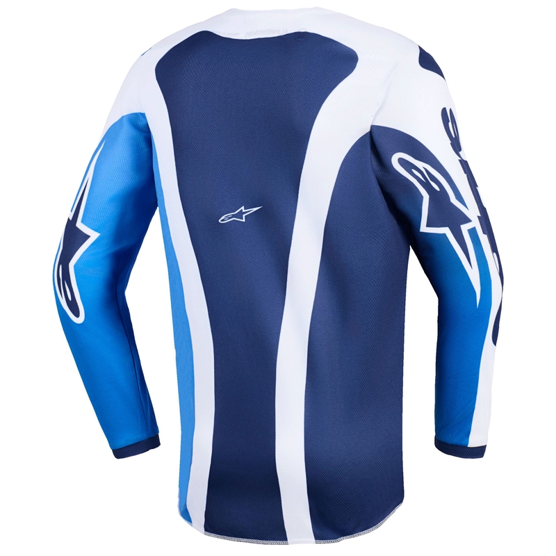 Lasten motocross paita Alpinestars Fluid Portl sininen ja valkoinen