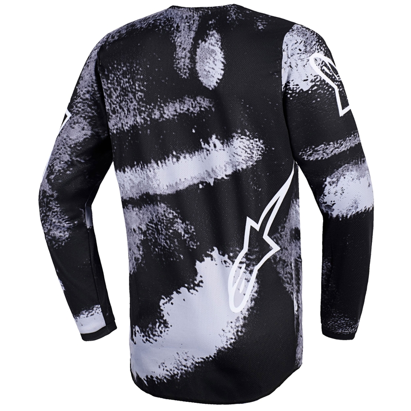 Alpinestars Fluid Lahnd Grade Lasten Motocross Jersey harmaa-värillinen
