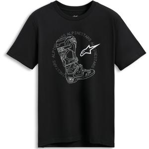 T-paita Alpinestars Tech Boot CSF musta