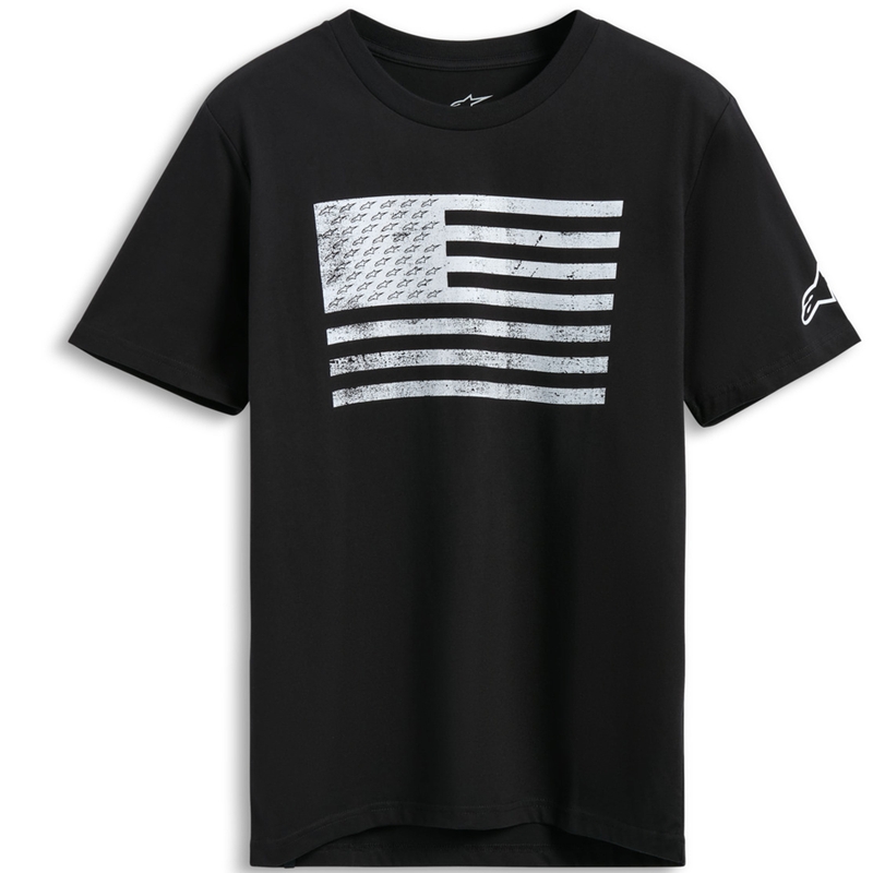 T-paita Alpinestars Waving Patch CSF musta