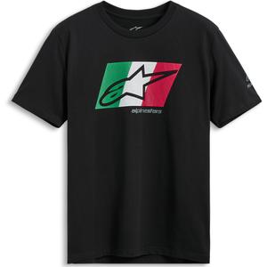 T-paita Alpinestars Global CSF musta-vihreä-valko-punainen