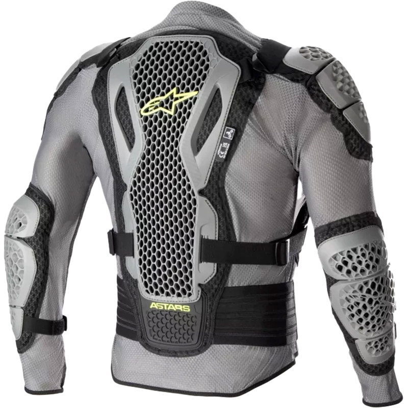 Alpinestars Bionic Action 2 musta-harmaa-fluo-keltainen vartalosuojain