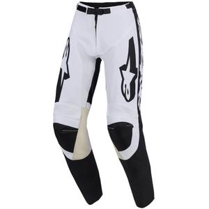 Alpinestars Racer Riway motocross housut valkoinen ja musta