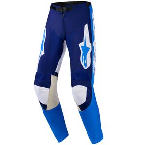 Alpinestars Racer Riway Motocross-housut Sininen-Kirkas Sininen-Valkoinen Valkoinen
