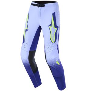 Alpinestars Supertech Scenz motocross-housut violetti-fluokokeltaiset