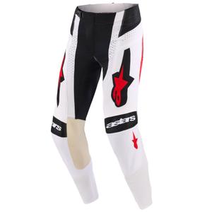 Alpinestars Techstar Knif Motocross-housut Musta-valkoinen-sininen-punainen