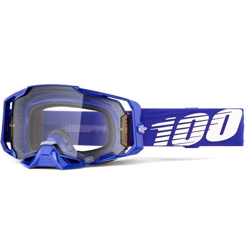 Motocross-lasit 100% Armega Kleim kirkkaalla pleksillä 100% Armega Kleim kirkas pleksi