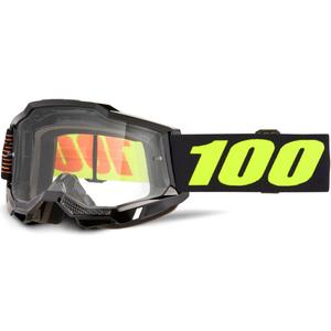 100% Accuri 2 Fairbanks motocross-lasit kirkkaalla pleksillä varustettuna