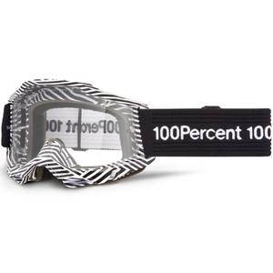 Motocross-lasit 100% Accuri 2 Samba kirkkaalla pleksillä varustettuna.