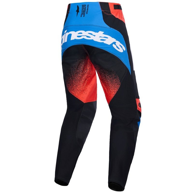 Alpinestars Techstar Knif Motocross-housut oranssi-musta-sininen