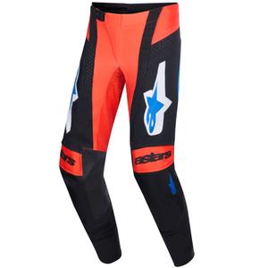 Alpinestars Techstar Knif Motocross-housut oranssi-musta-sininen