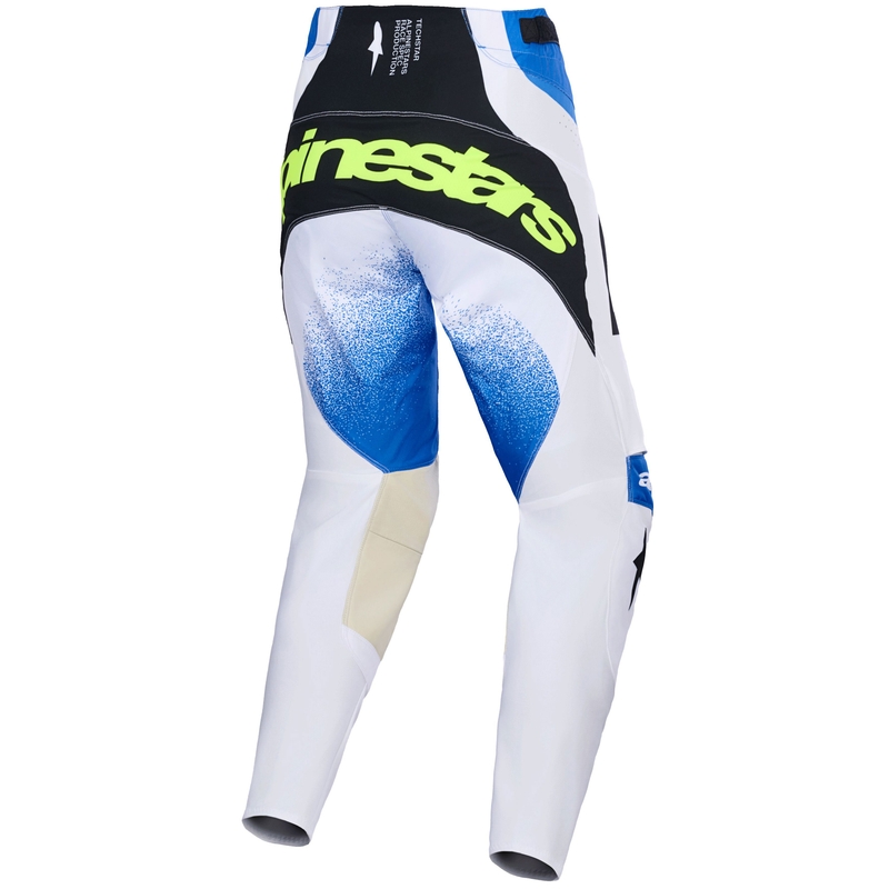 Alpinestars Techstar Knif Motocross-housut Sininen-Musta-Fluo Keltainen