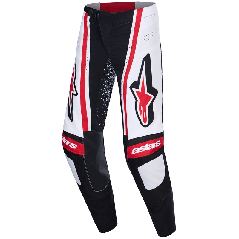 Alpinestars Techstar Nomur mustat, valkoiset ja punaiset motocrosshousut Alpinestars Techstar Nomur mustat, valkoiset ja punaiset motocrosshousut