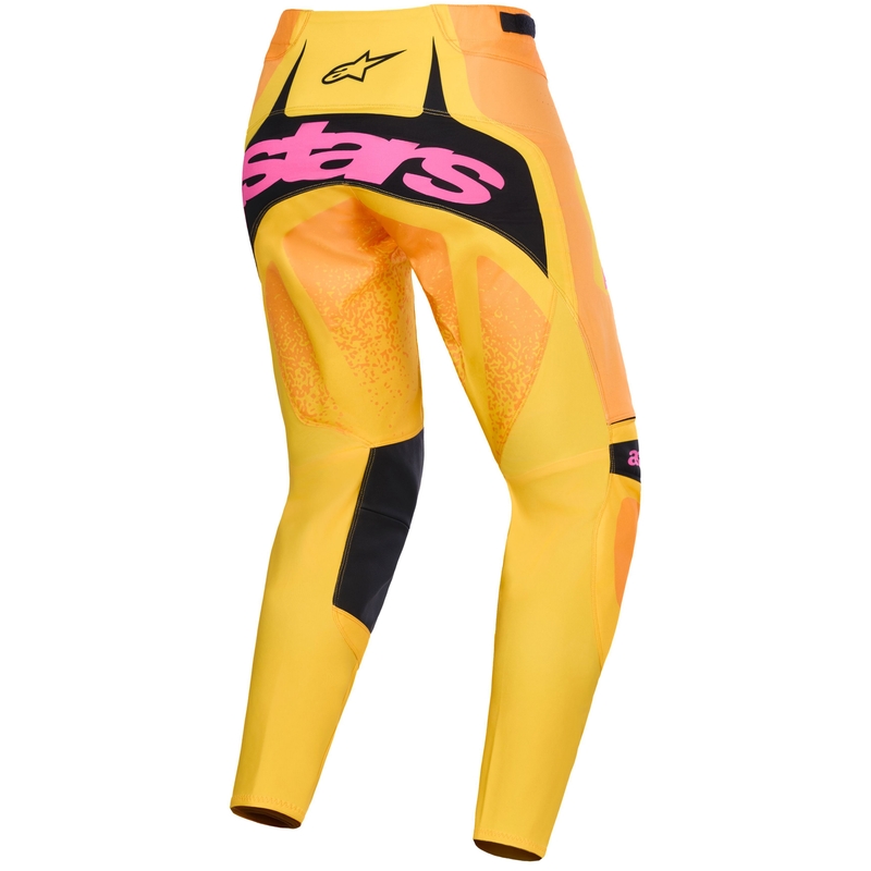 Alpinestars Techstar Nomur Motocross-housut oranssi-kelta-vaaleanpunainen