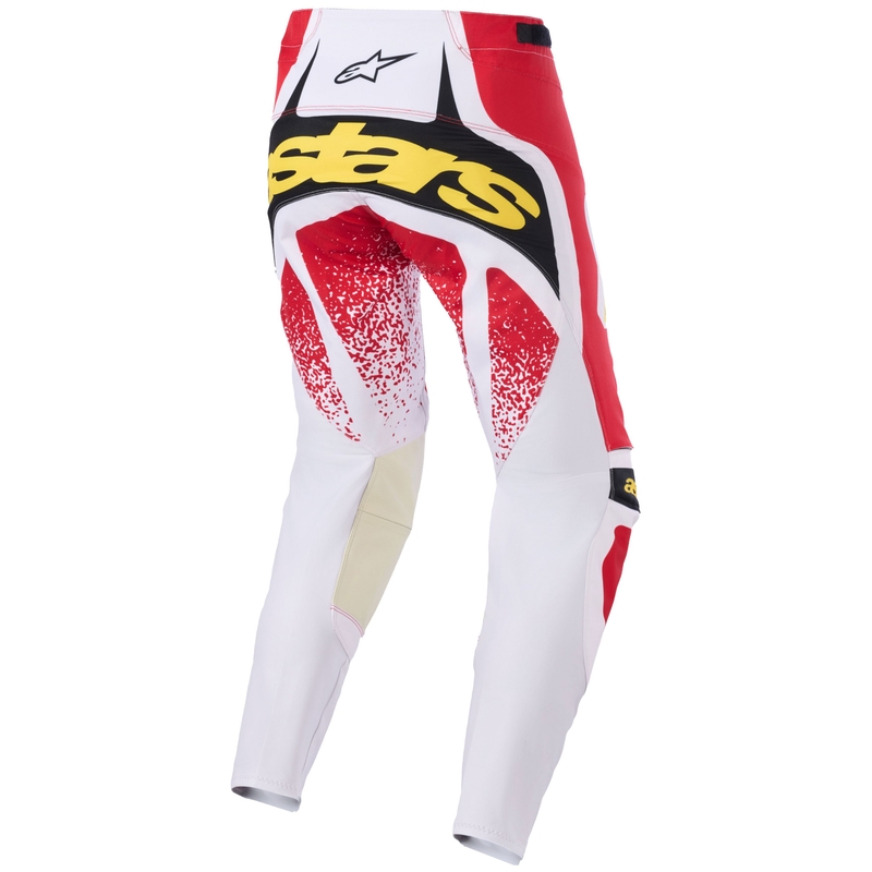 Alpinestars Techstar Nomur vaalean harmaa-punainen-musta-keltaiset motocross-housut
