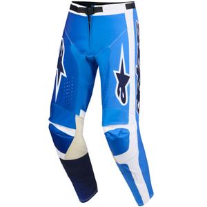 Alpinestars Racer Air Portl Motocross-housut Sininen ja valkoinen