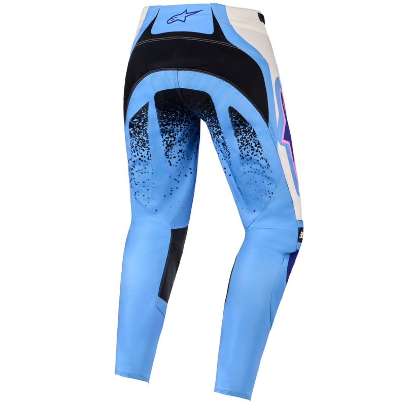 Alpinestars Stella Techstar Nomur Naisten motocross-housut Vaaleansininen-valkoinen Valkoinen-musta-vaaleanpunainen