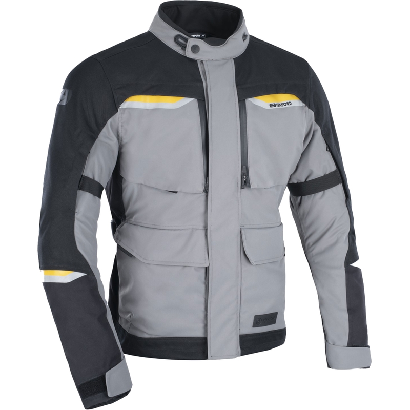 Oxford Advanced Mondial 2.0 Dry2Dry™ Moottoripyöräily takki musta-harmaa