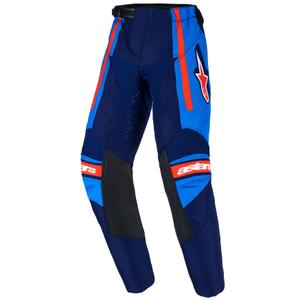 Alpinestars Racer Nomur Lasten Motocross-housut tummansininen-oranssi-musta