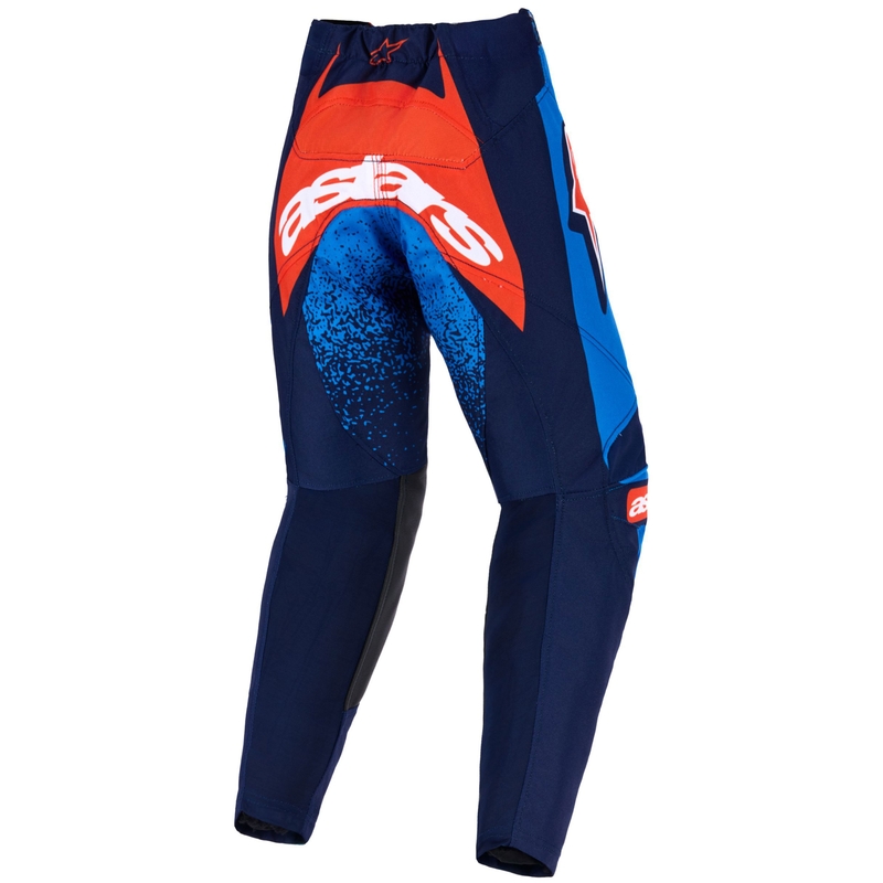 Alpinestars Racer Nomur Lasten Motocross-housut tummansininen-oranssi-musta