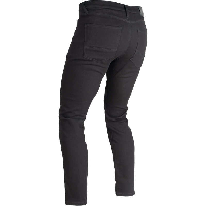 Cropped moottoripyöräfarkut OXFORD ORIGINAL APPROVED SUPER STRETCH JEANS AA SLIM FIT musta