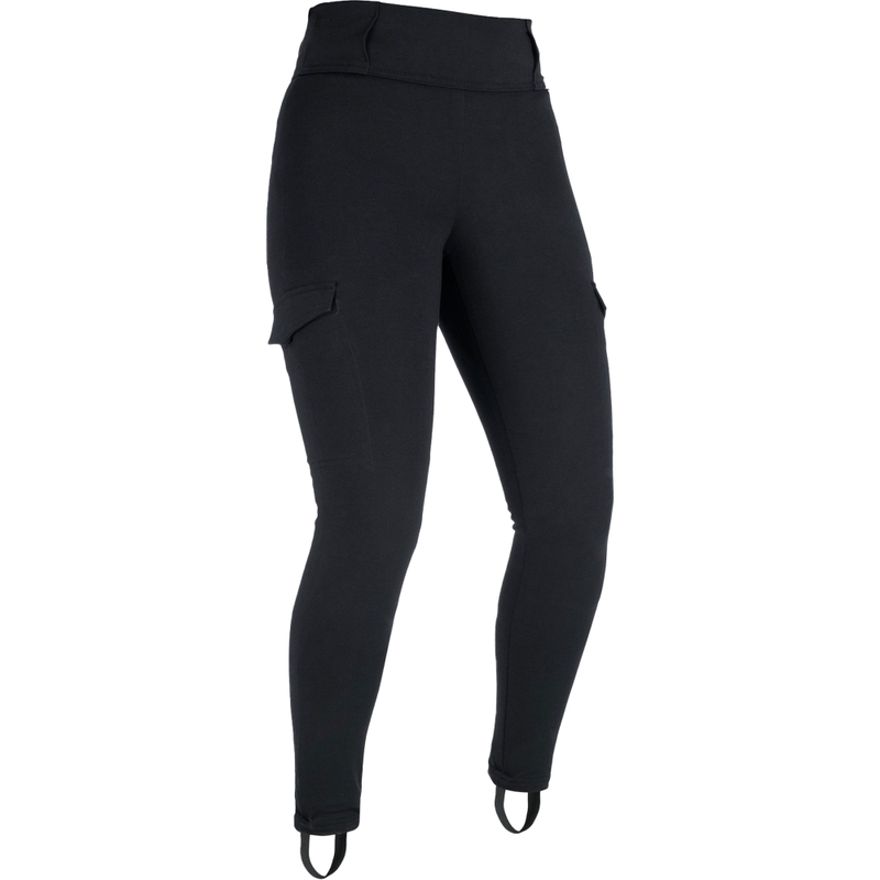 Oxford Super Cargo Musta Naisten moottoripyöräily leggingsit Aramid vuori