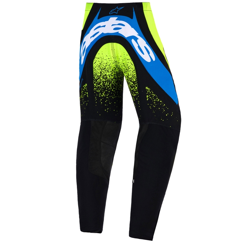 Alpinestars Techstar Nomur Kids Motocross-housut tummansininen-fluokokeltainen-sininen