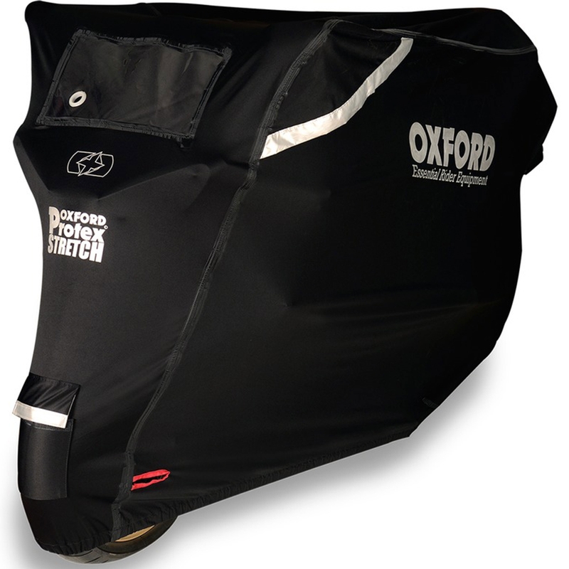 Oxford Protex Stretch Outdoor Moottoripyöräpeitto ilmastointikalvolla Musta