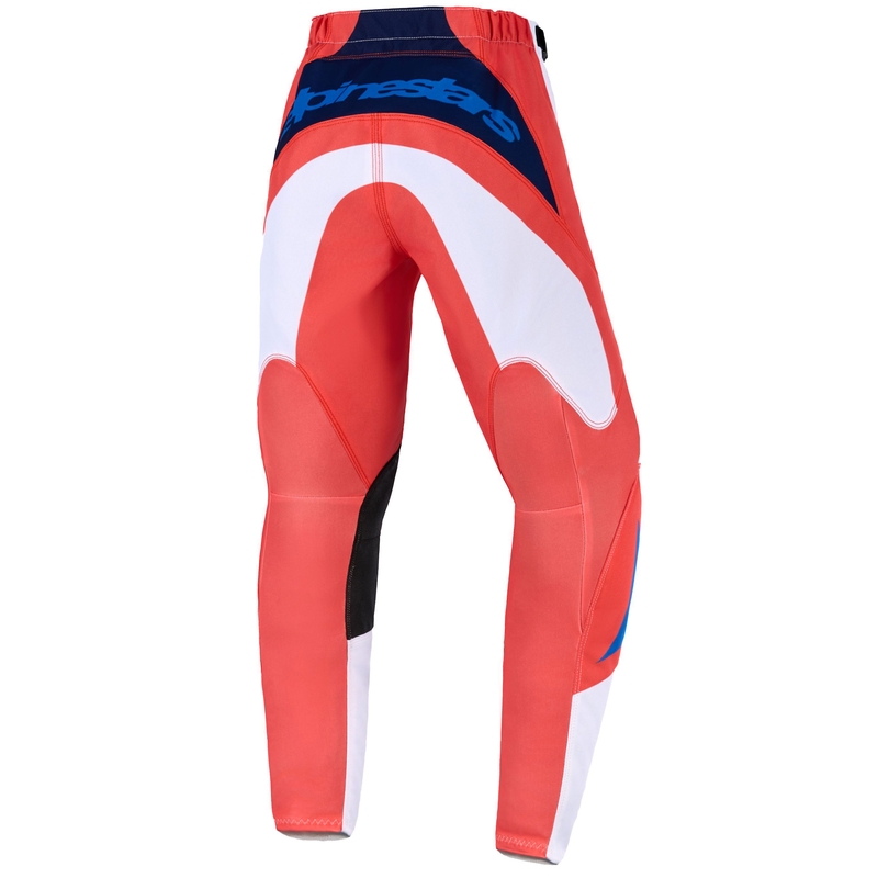 Alpinestars Fluid Grid Lasten motocrosshousut oranssi ja sinivalkoinen sekä valkoinen