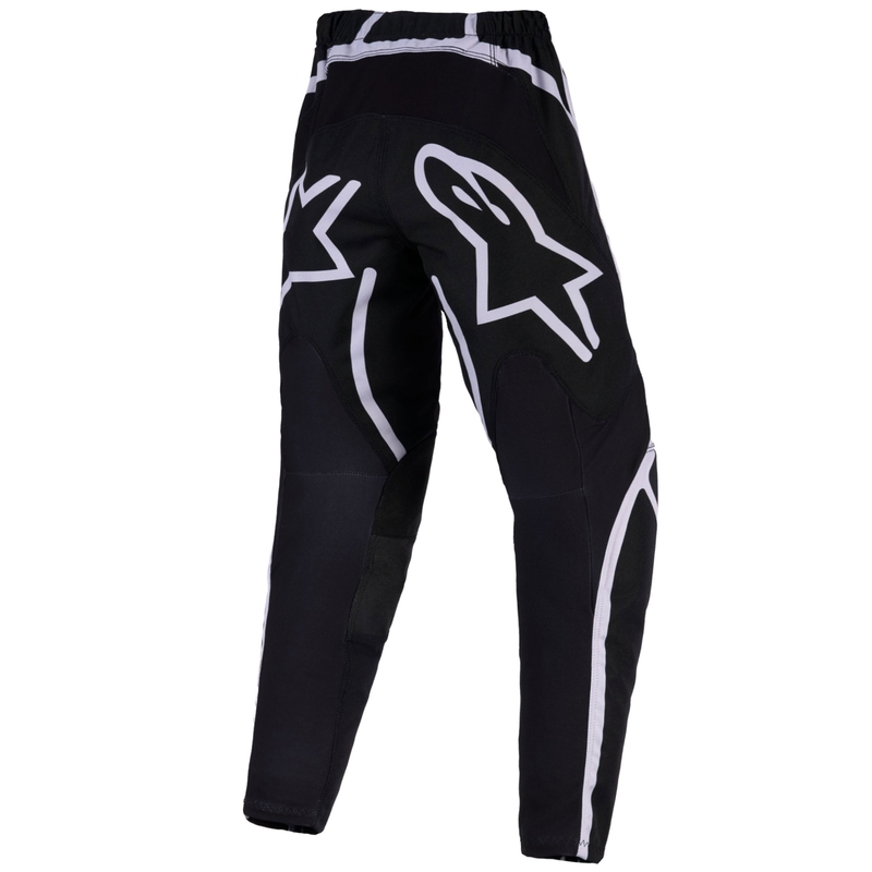 Alpinestars Fluid Apex Lasten Motocross-housut musta ja harmaa